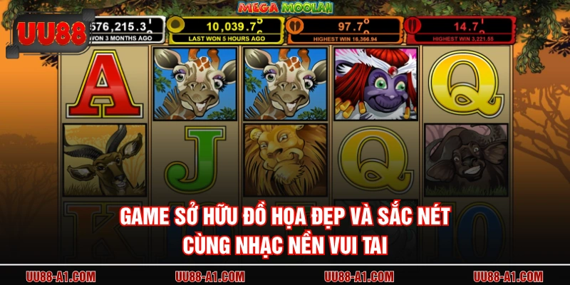 Game sở hữu đồ họa đẹp và sắc nét cùng nhạc nền vui tai