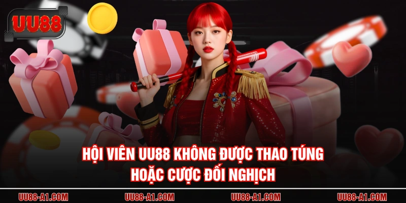Hội viên UU88 không được thao túng hoặc cược đối nghịch