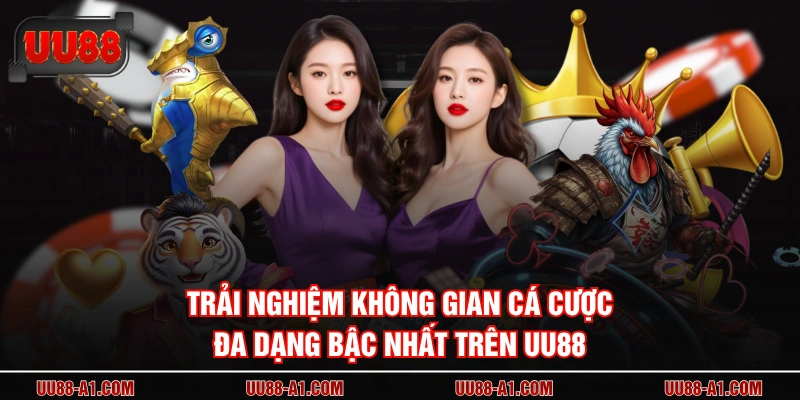 Trải nghiệm không gian cá cược đa dạng bậc nhất trên UU88